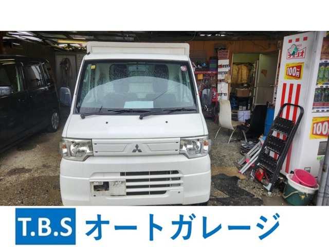 三菱 ミニキャブトラックキャブシャシフロアツキ AT宅配車スライドドア有り （ホワイトホワイト）