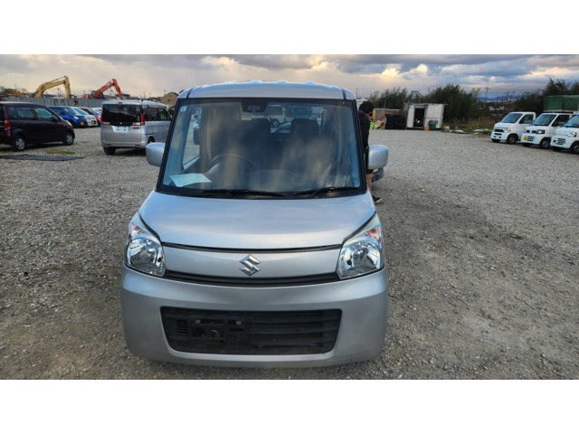 スズキ スペーシア660 G ウィズ 車いす移動車 リアシート付 車椅子移動車リモコン4人乗りPスタート （シルバーシルバー）