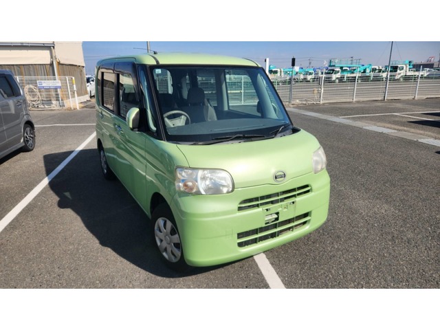 ダイハツ タント660 X 左電Pスラスマーキーテレビ （グリーングリーン）
