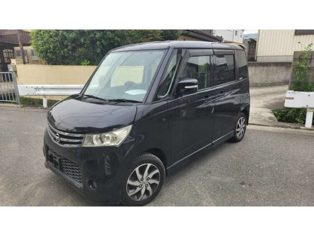 日産 ルークス 660 ハイウェイスター　PスタートスマートキエETC左電Pスラアルミ （ブルーブラック）